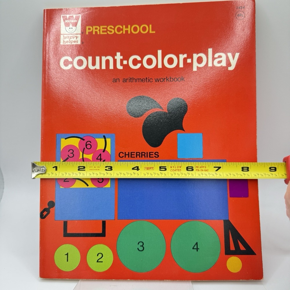 Happy Helper Count Color Play Preschool Math Workbook **‎ Some Writing - Picture 9 of 11